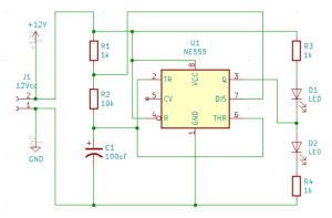 Baliza intermitente con 555  Capacitacin Tcnica